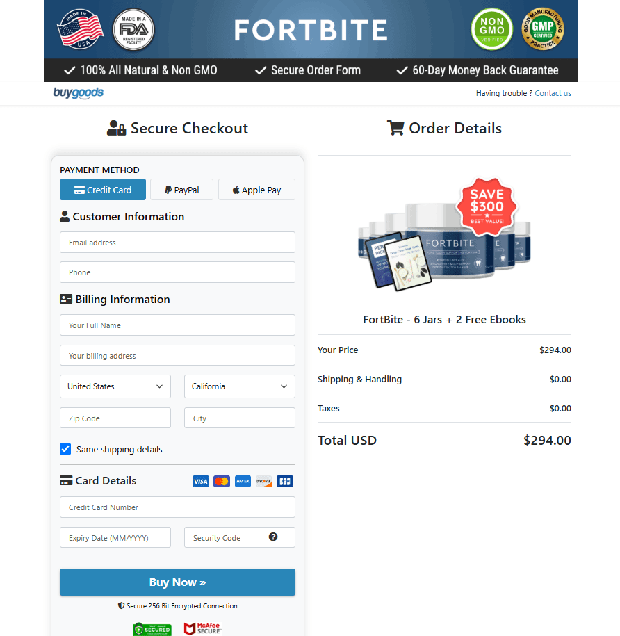 purchase fortbite Supplement